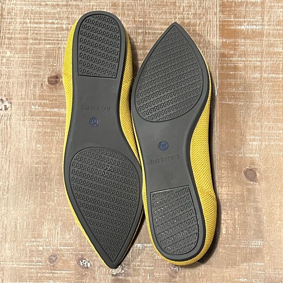 Rothy’s The Point Marigold Yellow Gold flats - Picture 2 of 5